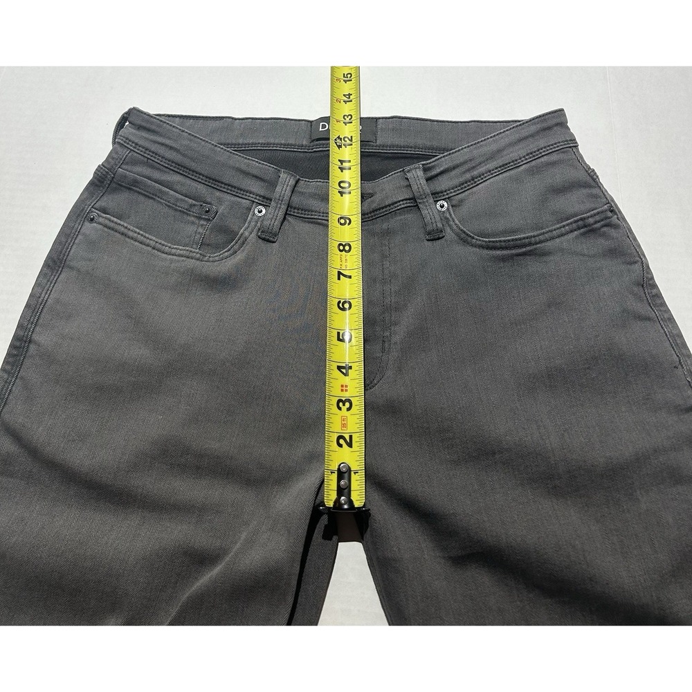 DU/ER Jeans Mens Size 33x34 Grey Denim L2X Relaxed Taper 5-Pocket Stretch EUC - Picture 4 of 11